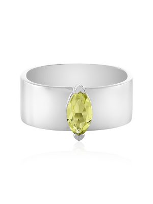 Limonen-Quarz-Silberring