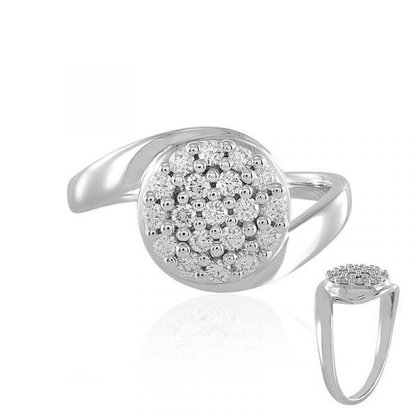 Lupenreiner (F) Brillant-Goldring (LUCENT DIAMONDS)