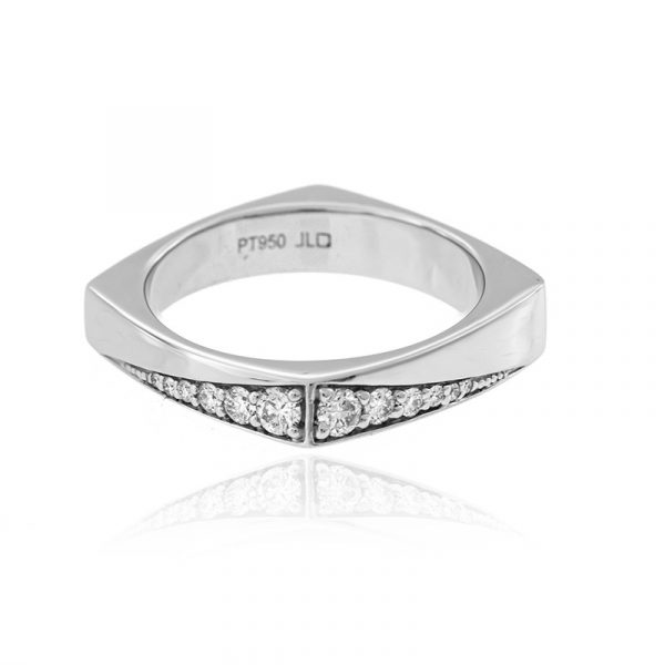 Lupenreiner (F) Brillant-Platinring (LUCENT DIAMONDS)