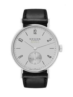 Nomos Glashütte Unisexuhr Tangente neomatik platingrau 189