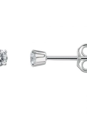 ONE ELEMENT Paar Ohrhänger 0.25 ct Diamant Brillant Ohrringe Ohrstecker aus 950 Platin, Damen Platin Schmuck