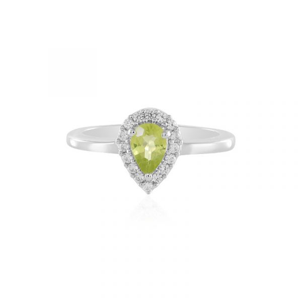 Peridot-Silberring