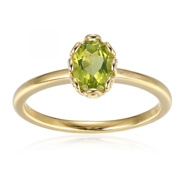 Peridot-Silberring