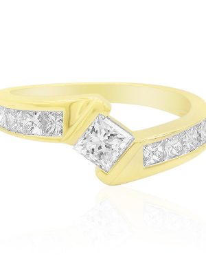 SI1 (G) Diamant-Goldring (Annette)