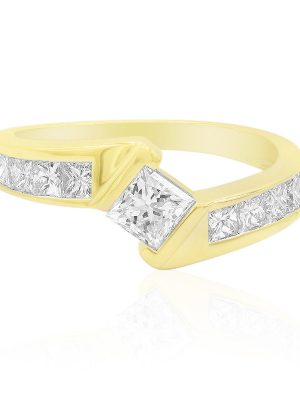 SI1 (G) Diamant-Goldring (Annette)