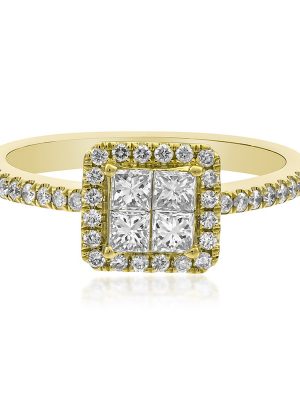 SI1 (H) Diamant-Goldring (CIRARI)