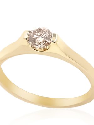 SI2 Argyle-Champagner-Brillant-Goldring (de Melo)