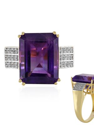 Sambia-Amethyst-Silberring