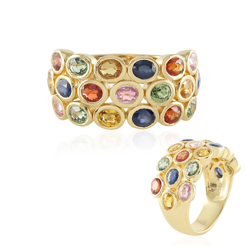 Saphir-Silberring Saphir-Silberring