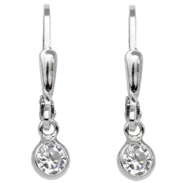 Schneider Basic Ohrringe - Silber - Zirkonia Weiß - SK03