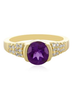 Uruguay-Amethyst-Silberring