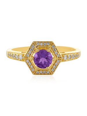 Uruguay-Amethyst-Silberring