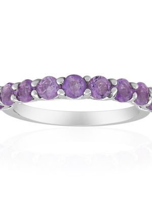 Amethyst-Silberring