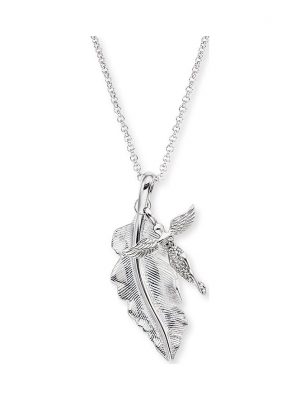 Engelsrufer Kette ERN-FEDER-ANGEL-ZI 925er Silber