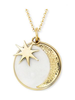 Engelsrufer Kette ERN-MOON-PE-G 925er Silber