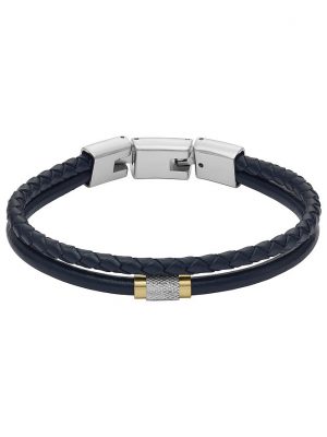 Fossil Armband JEWELRY JF04703998 Leder, Edelstahl