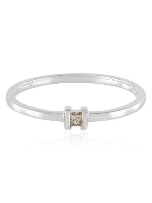 I2 Schokoladen-Diamant-Goldring
