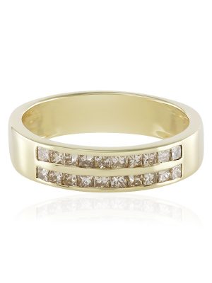 I2 Schokoladen-Diamant-Goldring