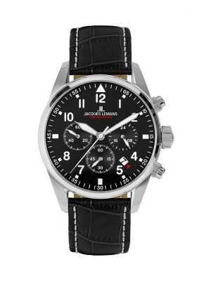 Jacques Lemans Chronograph Barcelona 42-2A Edelstahl