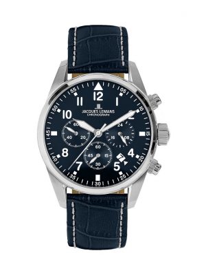 Jacques Lemans Chronograph Barcelona 42-2B Edelstahl