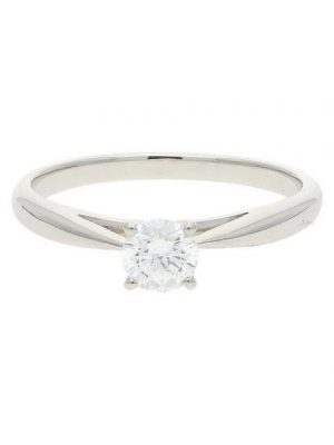 JuwelmaLux Fingerring JuwelmaLux Ring 950/000 Platin mit Brillant, Handarbeit JL30-07-4815 (kein Set, 1-tlg)
