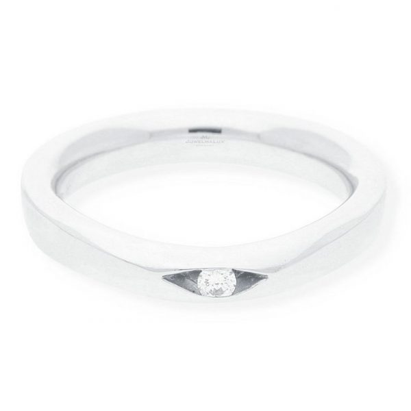 JuwelmaLux Fingerring JuwelmaLux Ring 950/000 Platin mit Brillant JL30-07-0978 (kein Set, 1-tlg)