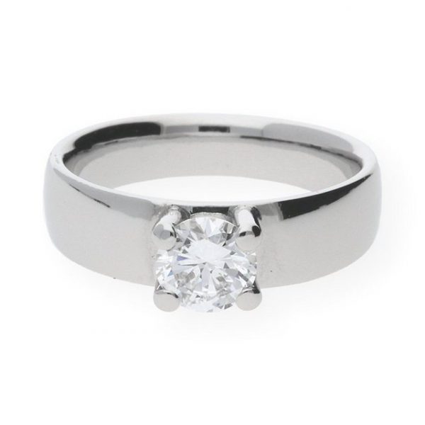 JuwelmaLux Fingerring Juwelmalux Ring in Platin 950/000 mit Brillant 1,06 Ct. JL30-07-0091 (kein Set, 1-tlg)