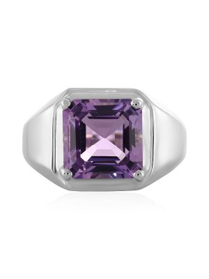 Lavendel-Amethyst-Silberring