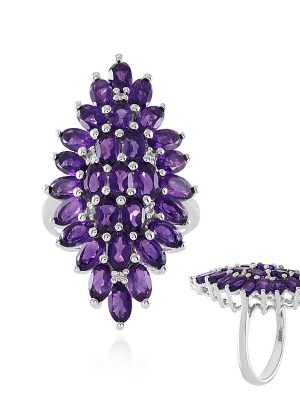 Sambia-Amethyst-Silberring