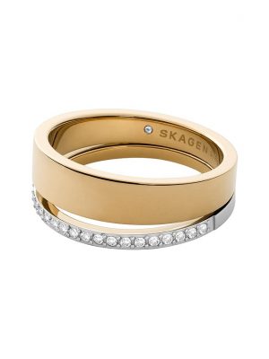 Skagen Damenring SKJ1451998 Edelstahl