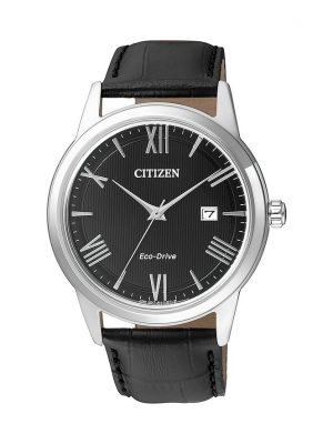 Citizen Herrenuhr Leder Sport Eco Drive AW1231-07E