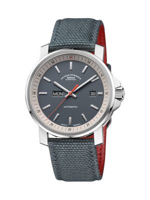 Mühle-Glashütte Herrenuhr 29er Big Tag/Datum M1-25-34-CB