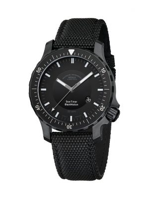 Mühle-Glashütte Herrenuhr Sea-Timer Blackmotion M1-41-83 NB