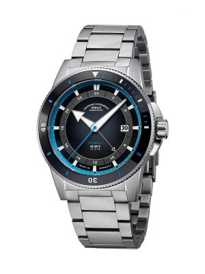 Mühle-Glashütte Herrenuhr Sportivo Travel GMT M1-52-13-MB