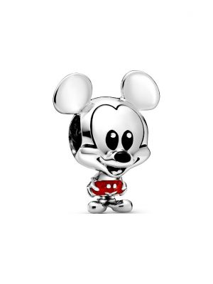 Pandora Charm Disney x Pandora Disney Micky Maus Rote Hose 798905C01