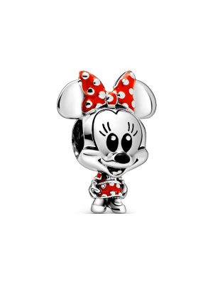 Pandora Charm Disney x Pandora Minnie Maus Gepunktetes Kleid und Schleife 798880C02