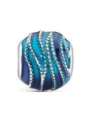 Pandora Charm Moments Blaue Welle 797012ENMX