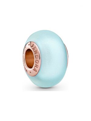 Pandora Charm Moments Mattblaues Murano-Glas 789420C00