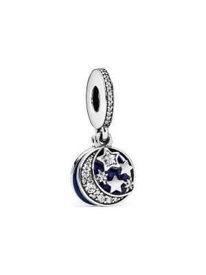 Pandora Charm Moments Moon & Blue Sky 791993CZ