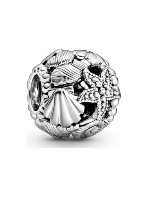 Pandora Charm Moments Offen gearbeitete Seestern, Muschel und Herzen 798950C00