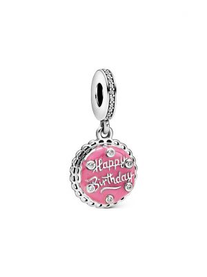 Pandora Charm Moments Rosafarbene Geburtstagstorte 798888C01