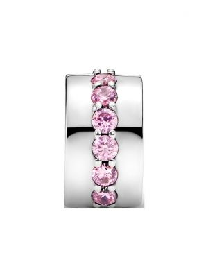 Pandora Charm Moments Rosafarbene funkelnde Linie Clip 791972PCZ