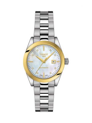 Tissot Damenuhr T-My Lady Automatic 18K Goldlünette T9300074111600