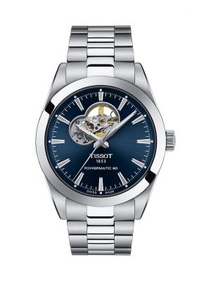 Tissot Herrenuhr Gentleman Powermatic 80 Open Heart T1274071104101