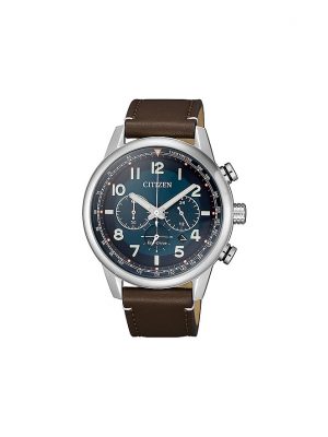 Citizen Chronograph Eco Drive Leder CA4420-13L