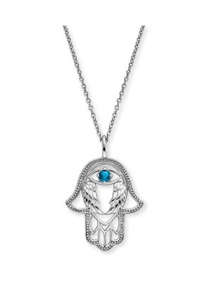 Engelsrufer Kette ERN-HAND-EYE-ZIBL 925er Silber, Farbstein