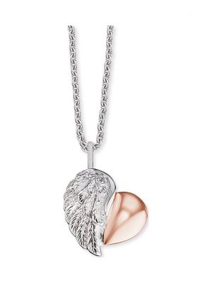 Engelsrufer Kette ERN-LILHEARTWING-BI 925er Silber
