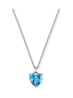 Engelsrufer Kette ERN-SHINYHEART-ZT 925er Silber, Farbstein