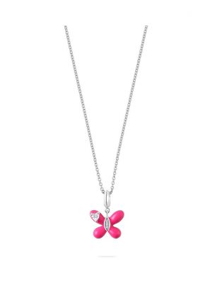 JETTE Kette SUMMER LOVE 89137501 925er Silber, recycelt, Emaille