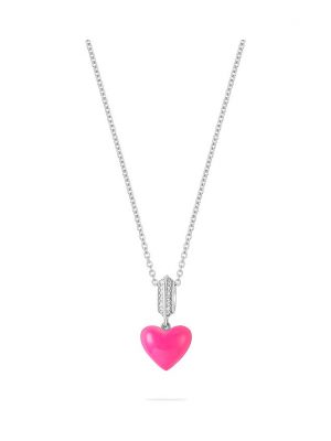 JETTE Kette SUMMER LOVE 89137519 925er Silber, recycelt, Emaille